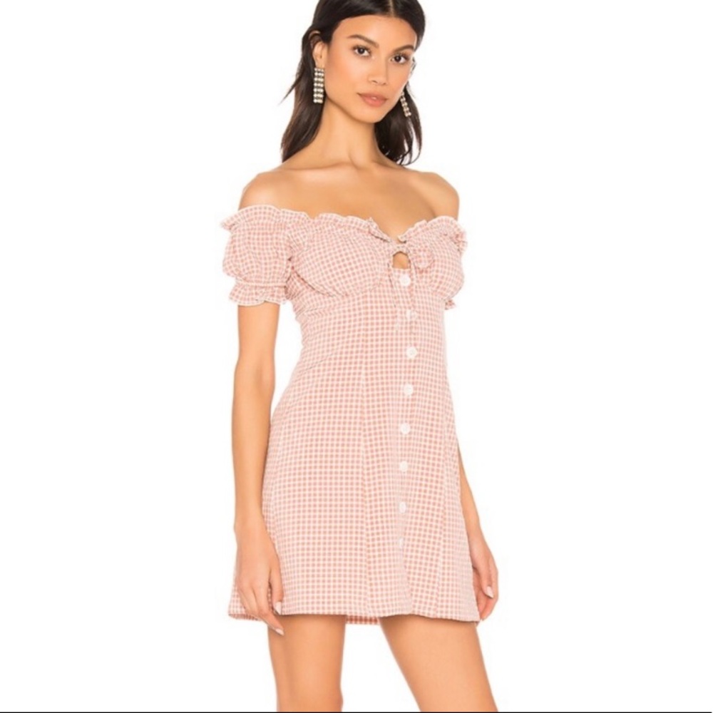 MAJORELLE Golden Gal dress SZ S